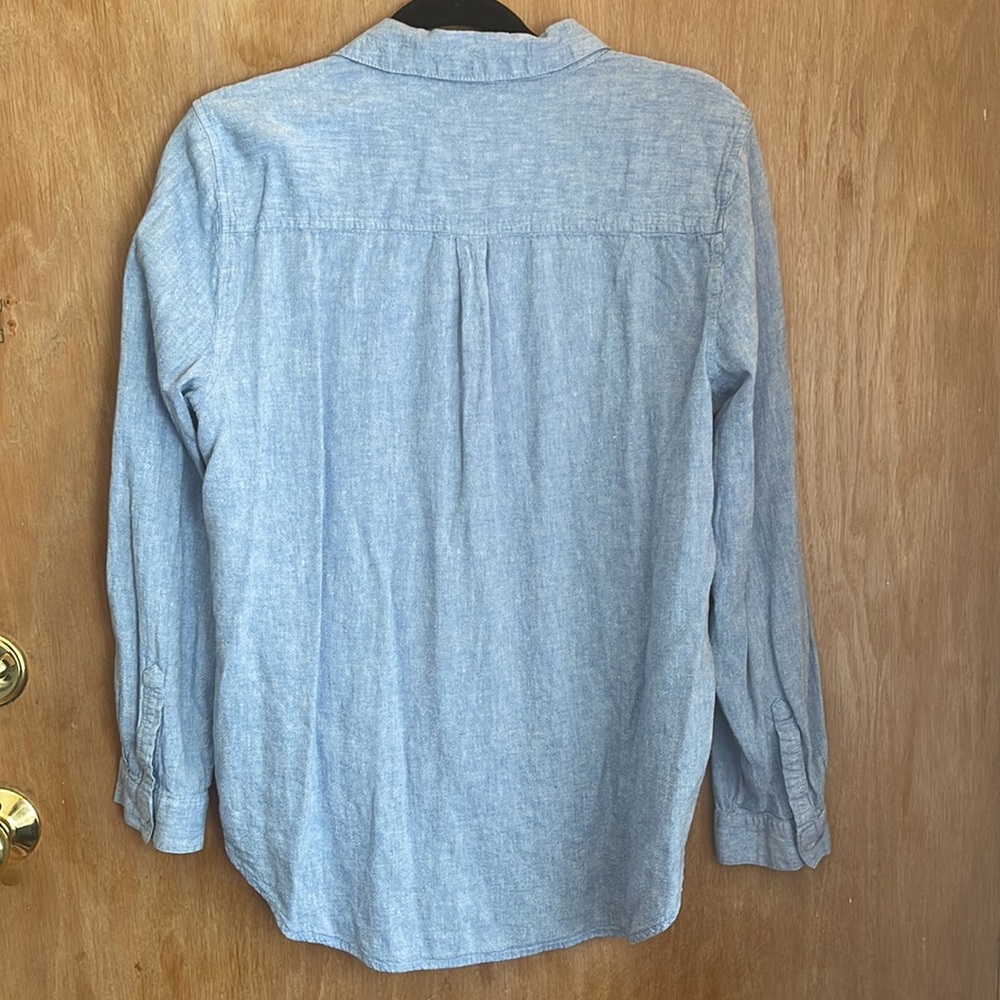 Beach Lunch Lounge Super Soft Denim Button Up - Picture 3 of 3